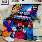 He Man Masters of the Universe Multifilmi tekk, pehme tekk koju Magamistoa voodi diivan Pikniku reisikontori kattetekk 180cm x 230cm