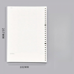 A5 sideaine kest A4 jaotur 26 auku B5 sideaine s&uuml;damikupaber Inglise punktmaatriks Horisontaalne m&auml;his s&uuml;learvuti B6