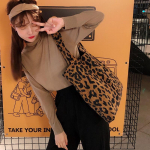 Women Ins Autumn Winter Leopard Chic Corduroy One &otilde;lakott OneSize