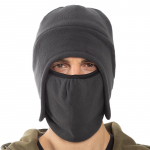 Bomber Hat Meeste Naiste Paks kohev Thermal Ratsutamine &Otilde;ues Tuulekindel n&auml;omask Fliisist k&otilde;rvakaitsekork Talvem&uuml;tsid 1 pc must