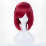 Danganronpa V3 Killing Harmony Yumeno Himiko punane l&uuml;hike parukas Cosplay kost&uuml;&uuml;m Dangan Ronpa kuumakindlate juustega naiste peoparukad One Size&Danganronpa punane