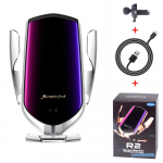 Automaatne 10 W auto juhtmeta laadija C-t&uuml;&uuml;pi Forhuawei Mate30 Pro Forsamsung S10+ Qi infrapuna-induktsioonautotelefoni hoidik air outlet h&otilde;be