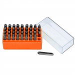 36-osaline 6 mm numbri- ja suurt&auml;htedega templikomplekt (AZ ja 0-9) Punch Ideaalne metalli, plasti, puidu, naha j&auml;ljendamiseks.1/4 (6 mm)