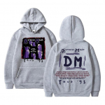 Piiratud Briti b&auml;ndi Depeche Cool Mode Memento Mori Tour 2023 Kahepoolse tr&uuml;kiga kapuuts, Unisex Oversized Rock Vintage dressipluus S