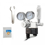 12 V v&auml;ljundpinge akvaariumi CO2 regulaator CO2 r&otilde;huregulaator suure solenoidiga CGA320 interface-EU PLUG