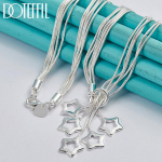 Snake Chain Star Ripats Kaelakee Silver Party Kingitus Moeehted 45cm