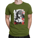 Monogatari Young Adult Weird Fiction Shinobu Oshino T-s&auml;rk Unisex Alternative Suur Harajuku O-kaelusega puuvillane T-s&auml;rk L