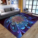 Vaip Lahe lillemuster Elutoa Vaip K&ouml;&ouml;k Sissep&auml;&auml;su uksematt 50x80cm