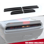 Auto tagatulede katte dekoratiivkatte v&auml;listarvikud Dodge Challengerile 2009-2014, suitsutatud must, 4 tk