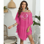 Naiste valge must sinine l&otilde;tv volangidega kleit, ebaregulaarne riietus, k&auml;ekonksu lapiga tutt Hallow ranna bikiinid, kate One Size valge