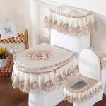 3tk/komplekt, pitstikandid, eemaldatav WC-poti kate, tolmukindel pehme WC-istme r&otilde;ngas padi kodukaunistus tualettruumi kate 3pcs