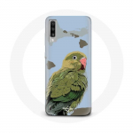 &Uuml;mbris Samsung Galaxy A70 Parakeets Birds roheline
