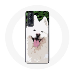 Vivo Y72 Case samojeedi valge koerat&otilde;ug valge