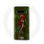 &Uuml;mbris Samsung Galaxy S10 Pionus Parrot Red jaoks