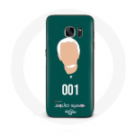 &Uuml;mbris Samsung Galaxy S6 Edge Squid Game Oh Il nam Number 001 jaoks