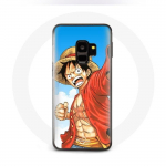 &Uuml;mbris Samsung Galaxy S9 plus Manga One piece Luffy Anime jaoks