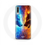 &Uuml;mbris Samsung Galaxy A50 j&auml;&auml;- ja tulehundi jaoks