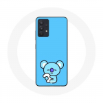 Coque pour Samsung Galaxy A13 4G / A13 4G Lite Bangtan BTS BT21 Koya RM Fond Bleu