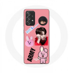 Coque pour Samsung Galaxy A52 BTS Bangtan Gar&ccedil;on BT21 Cooky Jungkook ARMY