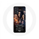 Coque pour Samsung Galaxy A13 5G Game of Thrones Saison 8 Le Tr&ocirc;ne de Fer L'affiche de L'&eacute;quipage Logo Aigle Gris