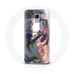 &Uuml;mbris Samsung Galaxy A8 2018 Kurapika Hunter x Hunter Manga Anime jaoks