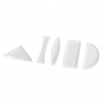 5 tk/komplekti peegeldusoptika prisma poolringikujuline f&uuml;&uuml;siline kolmnurk katse peegeldus silindriline n&otilde;gus l&auml;&auml;ts lapsele