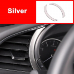 Stainless steel Car instrument dashboard display Frame Trim Cover Sticker For Mazda 3 Axela   Accessories must