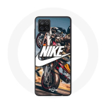 Coque - Maniacase - Samsung Galaxy A12 - Nike Logo - Silicone - Souple must