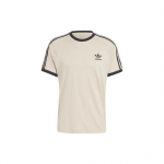 Adidas Originals Trefoil Logo Triibuline &Uuml;mmarguse Kaelusega T-s&auml;rk Meeste Topid Beež IM2079 XXL