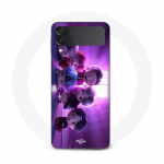Coque Samsung Galaxy Z Flip3 bts groupe animation kpop est un moyen simple et efficace d'ajouter du style