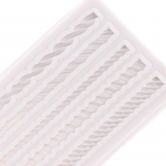 Silikoonvorm ise &scaron;okolaadikoogivorm Viie stringi kujuline k&uuml;psetuspanni k&ouml;&ouml;k valge