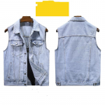 Meeste teksariidest varrukateta vest vabaaja vintage suurte suurustega vestid XL