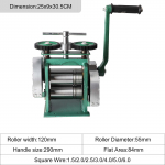 Valtsimismasin ehete valmistamise k&auml;sitsi v&auml;ndaga tahvelarvuti ehete pressimise t&ouml;&ouml;riist ehete valmistamiseks, ruudukujuline traat, tasane poolring