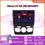 2 Din Androidi autoraadio multimeediumivideopleier Citroen C4 C4L DS4 2013-2017 GPS-navigatsiooni WiFi Bluetooth-peaseadme jaoks 2+32GB