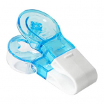 Pilliv&otilde;tja kompaktne kaasaskantav pillide jaotur Mugav hoiukarbi disainiga pillide v&otilde;tja kodureisiks