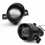 Uus spetsiaalne auto LED udutuli, kahekordse valgusega kalasilm lamp, integreeritud kaug- ja l&auml;hituled valge valgus, kollane tuli 3000K valge