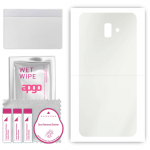 apgo MATTE Protective Skin Sticker for the back compatible with Samsung Galaxy J6 Plus, Wrap Film, Hydrogel Film, Flexible, Soft TPU with positioning