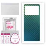 apgo Protective Skin Sticker for the back compatible with Vivo X Fold Plus, Wrap Film, Foil, Vinyl - Pattern Carbon Chameleon CAKA1