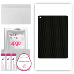 apgo skin sticker film foil vinyl for the BACK compatible with Apple iPad 9.7 (2018), scratch-resistant, easy to install - Matrix
