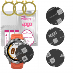 3x apgo MATTE Hybrid protective glass compatible with Coros Vertix 2, flexible nano glass, great replacement for tempered glass, scratch-resistant, fu