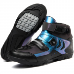 Mootorrattas&otilde;idusaapad Meeste Maastikus&otilde;idu Mootorrataste Saapad V&otilde;idus&otilde;idu L&uuml;hikesed Saapad Ja Mootorratta Reisi Varustus 36 must/sinine