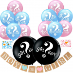 Soo paljastav pidu, 36-tolline poisi v&otilde;i t&uuml;druku &otilde;hupalliga lipp, 12-tolline lateksist &otilde;hupallikomplekt 1