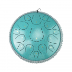 Terasest keeletrumm 13 tolli 15 noodiga D klahvidega l&ouml;&ouml;kpill kaasaskantav palsamtrumm trummiga 13inch sinine