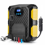 Uus mini rehvipumba 120W 150 PSI &otilde;hukompressor nutikas digitaalne ekraan elektriauto &otilde;hupumpa on lihtne kaasas kanda koos sisseehitatud LED-valgustusega must