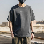 100% puuvillane meeste T-s&auml;rk O-kaelusega poolvarrukatega vabaaja t-s&auml;rk meeste hip-hop pullover S valge