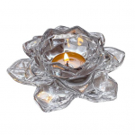 L&auml;bipaistev lootose k&uuml;&uuml;nlahoidja kunstkristalllillega koonussammas teek&uuml;&uuml;nal k&uuml;&uuml;nlahoidja