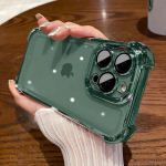 Luksuslik elektrooniline &uuml;mbris iPhone'i 13 12 11 14 Pro Max X XR XS Max 14Plus jaoks l&auml;bipaistev objektiivikaitse, pehme TPU kate Coque For iPhone X