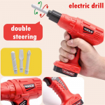 Laste teesklemise m&auml;ngut&ouml;&ouml;riistade komplekt Remondit&ouml;&ouml;riistad M&auml;nguasjad Elektriline simulatsioon Remondit&ouml;&ouml;riistad Elektriline puur-mootorsaag ilma akuta