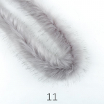 8 cm kapuutsiga m&uuml;ts kohev kunstlik rebase karusnahk, paksendatud kunstkarusnaha ribad isetegemise r&otilde;ivamaterjalid