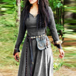 Keskaegne kleit naiste pikkade varrukatega maxi hommikumantel Vintage haldja haldja kleit Renaissance Celtic Viking gooti riided Fantaasia balli kleit XL